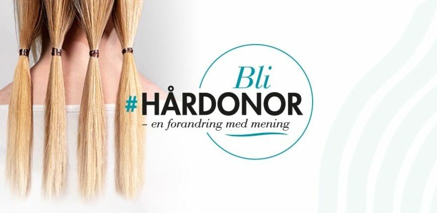 Illustrasjonsbilde for kampanjen BLI #HÅRDONOR